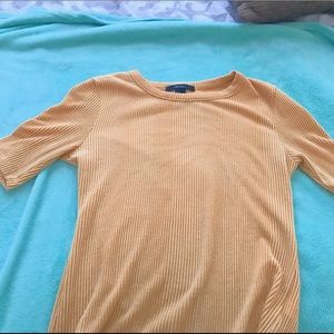 Forever 21 orange yellow top
